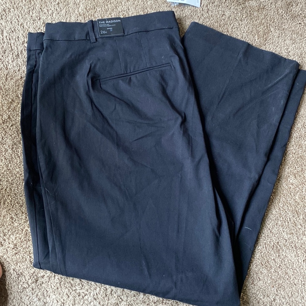 Lane Bryant NWT The Madison Straight Leg Slacks 26R